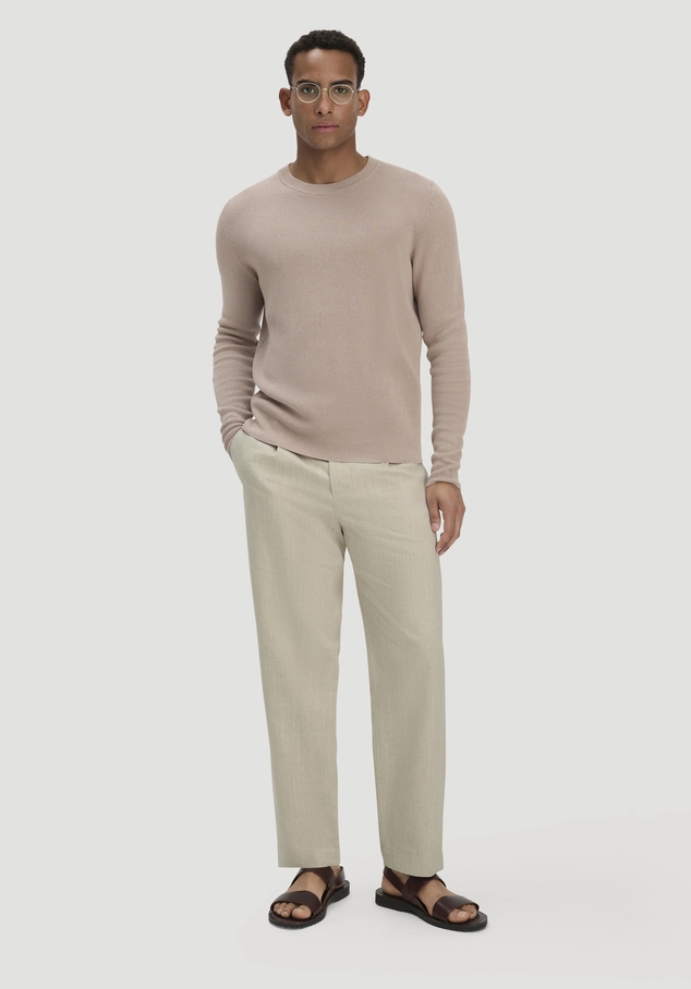 Milano Knit Sweater Regular made of linen with organic cotton and LENZING™ ECOVERO™ viscose